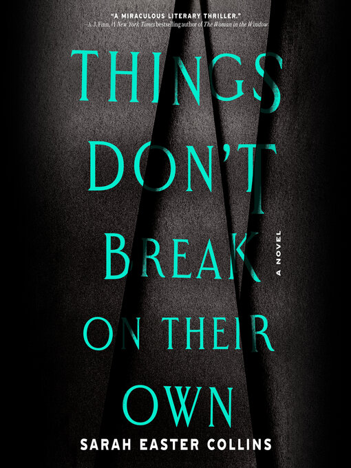 Title details for Things Don't Break on Their Own by Sarah Easter Collins - Wait list